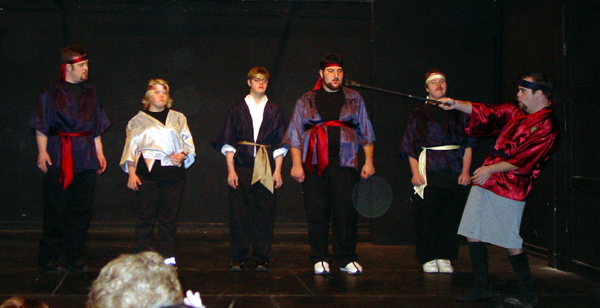 Blair performs a Mulan number with help from Kevin, Jessica, Andrew, Ilya, and Casey.