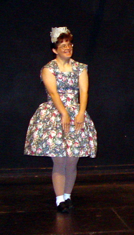 Kristine J. sang "Let Me Entertain You" in the opening number.